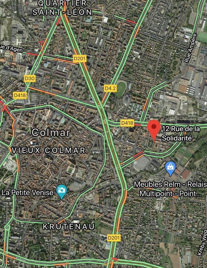 Gite Du Grillen Colmar Bagian luar foto